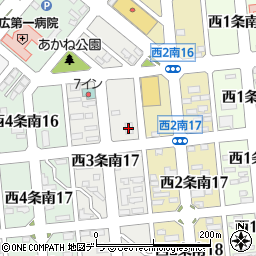株式会社ムトウ帯広支店周辺の地図