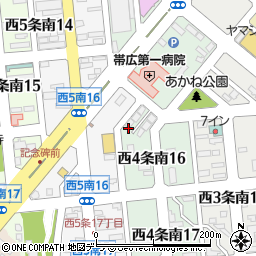 株式会社日本ハウスホールディングス帯広支店北海道マイホームセンター帯広展示場周辺の地図