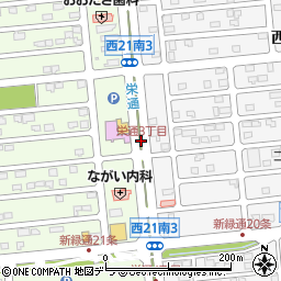 栄通3丁目周辺の地図