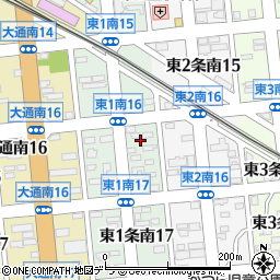 北海道帯広市東１条南16丁目6周辺の地図