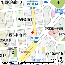 さくら幸子探偵事務所・帯広・お客様専用電話相談センター周辺の地図