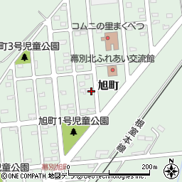 北海道中川郡幕別町旭町周辺の地図