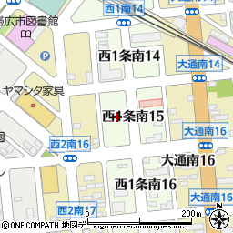株式会社菱弘電設帯広営業所周辺の地図