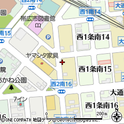 オリックスレンタカー帯広駅南口店周辺の地図