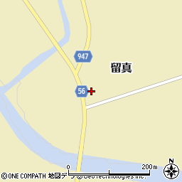 北海道十勝郡浦幌町留真126-2周辺の地図