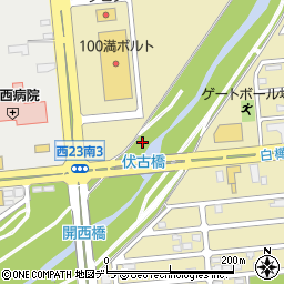 伏古橋周辺の地図