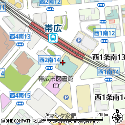 ホテル日航ノースランド帯広 ラウンジ「オーロラ」周辺の地図
