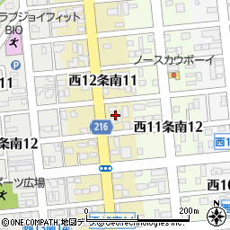 近江度量衡株式会社　帯広駐在所周辺の地図