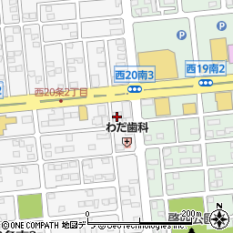 炭火ダイニング とりの介 帯広白樺通店周辺の地図