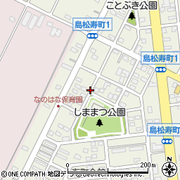 北海道恵庭市島松寿町1丁目周辺の地図
