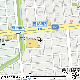 伊予製麺 帯広西店周辺の地図