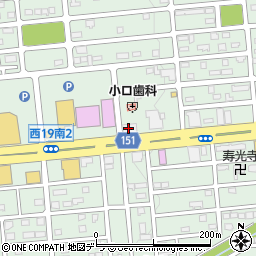 釧路信用金庫帯広西支店周辺の地図