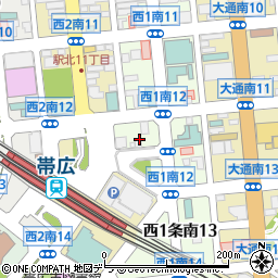 ニッポンレンタカー帯広駅前営業所周辺の地図