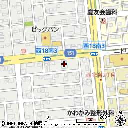 帯広信用金庫春駒通支店周辺の地図