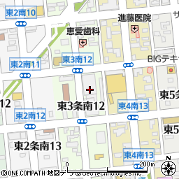 テルウェル東日本株式会社　北海道支店・帯広支店周辺の地図