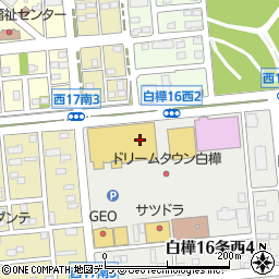 北海道銀行ドリームタウン白樺 ＡＴＭ周辺の地図