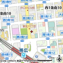 キャリアバンク株式会社　帯広支店周辺の地図