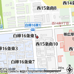 株式会社土屋ホーム帯広支店周辺の地図