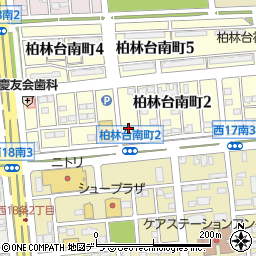 北海道帯広市柏林台南町2丁目25-18周辺の地図