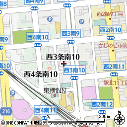 北海道日興通信株式会社　帯広開発センター周辺の地図