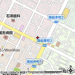北海道信用金庫島松支店周辺の地図