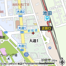 北洋銀行池田支店周辺の地図