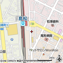 島松ハイヤー株式会社　お客様専用周辺の地図