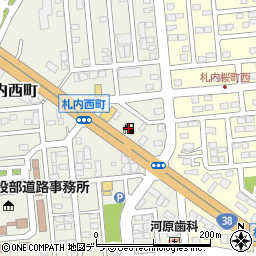 ＥＮＥＯＳ　Ｄｒ．Ｄｒｉｖｅ札内中央店周辺の地図