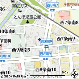 四国物産株式会社帯広支店周辺の地図