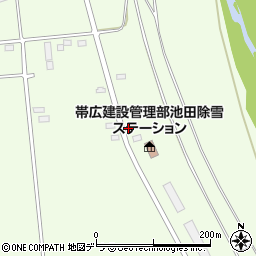 池田町役場　車両センター周辺の地図