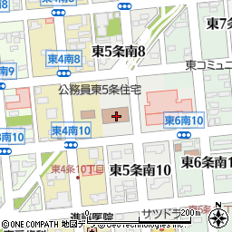 釧路地方法務局帯広支局周辺の地図