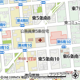 釧路保護観察所　帯広駐在官事務所周辺の地図
