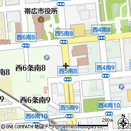 北海道財務局帯広財務事務所周辺の地図