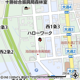 ハローワーク池田周辺の地図