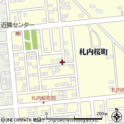 北海道中川郡幕別町札内桜町61-11周辺の地図