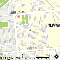 北海道中川郡幕別町札内桜町61-4周辺の地図