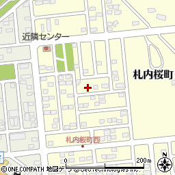 北海道中川郡幕別町札内桜町61-6周辺の地図
