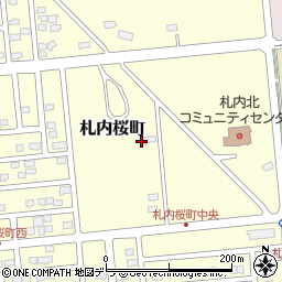 北海道幕別町（中川郡）札内桜町周辺の地図