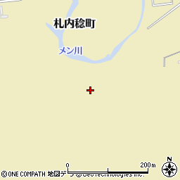 北海道幕別町（中川郡）札内稔町周辺の地図