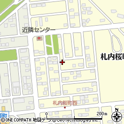 北海道中川郡幕別町札内桜町61-17周辺の地図