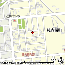 北海道中川郡幕別町札内桜町61-20周辺の地図