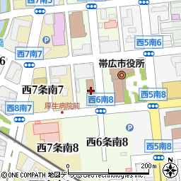北海道農政事務所帯広支局　消費・安全チーム周辺の地図