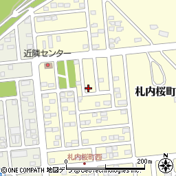 北海道中川郡幕別町札内桜町61-27周辺の地図
