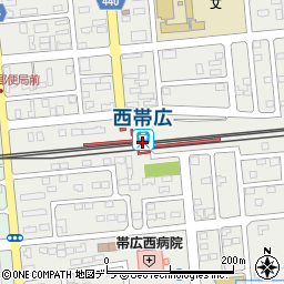西帯広駅 北海道帯広市 駅 路線図から地図を検索 マピオン