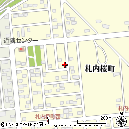 北海道中川郡幕別町札内桜町61-42周辺の地図