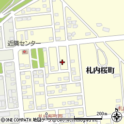 北海道中川郡幕別町札内桜町61-36周辺の地図
