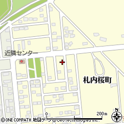 北海道中川郡幕別町札内桜町61-39周辺の地図