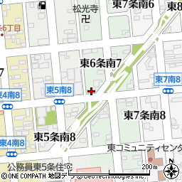 東明６・７コーポ周辺の地図