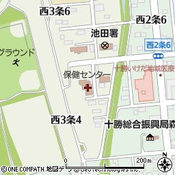 池田町役場　発達支援センター周辺の地図