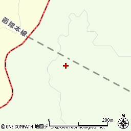 倶知安トンネル周辺の地図